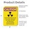 Signmission Radiation & Laser Sign, 7 in H x 5 in W, Vinyl Decal, Rectangle OS-2PACK-CR-D-57-V-10284 - alternate 5